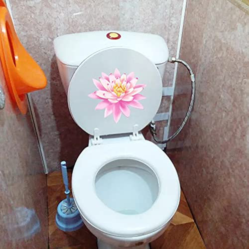20,9x19,4 cm Pflanze Seerose Wohnkultur Kunst Wandtattoo Modernen Stil WC Aufkleber