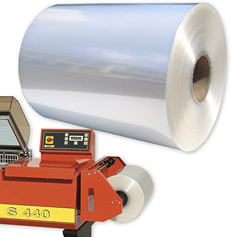 Halbschlauch Schrumpffolie 200 mm, 15 µm, 1332 m - Folie für Food- und Non-Food-Produkte für Verpackungsmaschinen