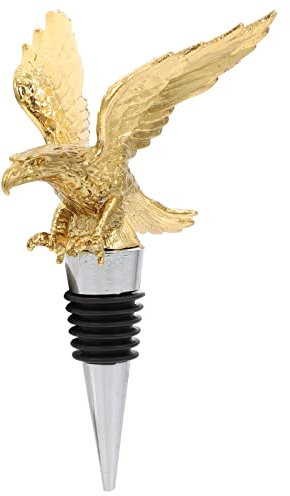 1stk Kork Ausgießer, Ausgießer Weinverschluss Mit Adlerkopf Vogel, Kegelförmige Weinstopfen für Weinflaschen Golden