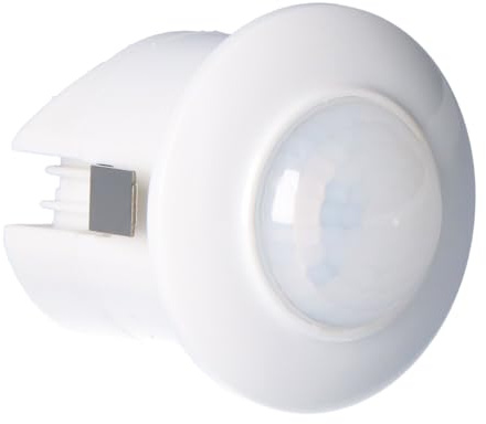 PIR Bewegungsmelder 360° 230V AC Deckenhalterung weiß DR-07 f&f 5908312597742