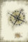 Notebook - Old Compass: Lined Notebook Vintage Design - Printed Journal - 120 pages