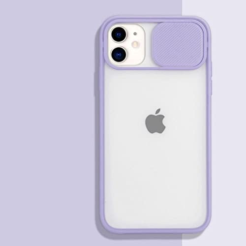 Custodia protettiva per obiettivo fotocamera per iPhone 13 12 11 Pro Max 8 7 6s Plus XR X Xs Max SE 2020 Cover su custodie per iPhone 13 Mini 11 Pro Max, viola lilla, per iPhone 12