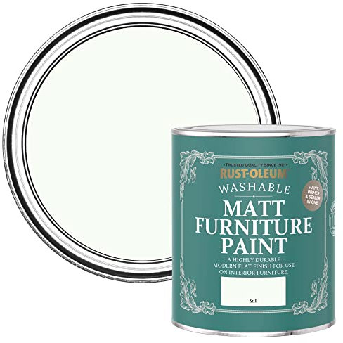 Rust-Oleum Off White Furniture Paint in Matt Finish - Still 750ml