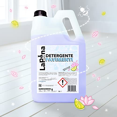 LaPina Detergete pavimenti (NINFEA E LIME, 5 Litri)