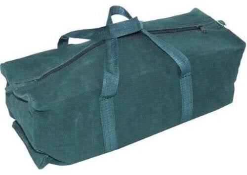 Dunnet Tools 24 Canvas Tool Bag Diy Storage Heavy Duty Zip-up Holdall Toolbag Tools Storage Professional DIY Tool Backpack Organisers Work Bag Tool Box