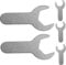 Mobestech Multi-use Gas Bottle Regulator Wrench Stainless Steel Spanner Set for Home and Professional Work