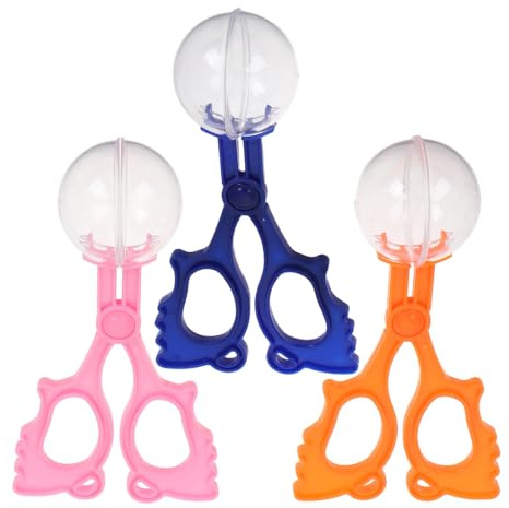 ibasenice Lot de 9 attrape-insectes pour enfants avec pince à insectes, ciseaux et pinces en plastique, jouet d'extérieur pour l'observation des insectes et l'exploration de la nature, 14 x 6,5 x 12