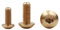jiuxinyun 5-10 pz M2 M2.5 M3 M4 M5 * L Ottone Esagono Incassato Vite a Testa Bottone Chiave Rotonda Viti a Testa Non Bulloni di Rame(8mm,M4 5pcs)