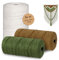 Makramee Garn 3mm x 400 m,Homewit 3 stück Makramee Set Anfänger, Natürliches Qetlavee für selbstgemachte Pflanzenaufhänger, Wandbehänge und Weihnachtsdekorationen（Beige, Grün, Braun）