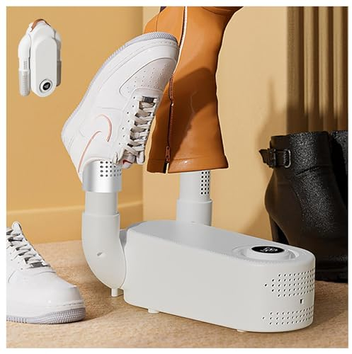 Shoe Dryer Foldable, Show Dryer with Heat Fan Portable Folding Design and Timer, Shoe Rack for Dryer Wader Boot Dryer for Ski Boots,Glove,Helmet