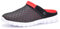 Mules et Sabots Homme Femmes Respirant Chaussure de Jardin Antidérapant Eté Piscine de Jardin Pantoufles Clogs Sandales de Plage à Enfiler,Rouge,47 EU