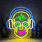 UExnkj-Y Skull Leuchtreklame Led Neon Schild Halloween Neon Schild Wanddekoration Led Schilder USB Neonlicht für Game Room Zimmer Schlafzimmer Party Bar Halloween Dekor