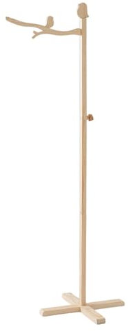 perfk Soporte móvil para bebé, brazo móvil, colgador móvil para bebé, soporte de suelo DIY, brazo móvil de madera multiusos para cuna para dormitorio de