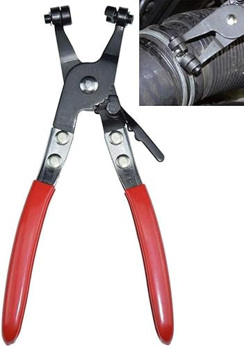 Thsakzo Pinze Per Fascette Stringitubo,Pinza A Morsetto Per Tubi,Pinza Per Fascette Auto,Pinze Stringitubo Con Collo Dritt,Pinza Per Fascette Stringitubo Auto,Auto Rimozione Strumenti Tubo Morsetti