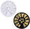 ONEBOOM 2 Boxes Nail Charms, 3D Ocean Charms for Nails with Storage Box, Seashell Starfish DIY Nail Decorations for Nail Art, Summer Beach Nail Art Decorations for Women Girls - Gold and Silvery