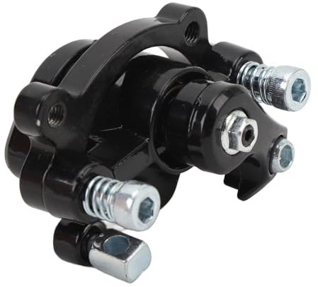 Pinza de Freno de Disco Delantero y Pastillas Conjunto de Pinza de Freno de Rendimiento Estable para 33 43 47 49 Moto ATV Gas Scooter Kids Dirt Pocket Bike (BLACK)