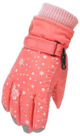 CCOOfhhc Kinder Winterhandschuhe, wasserdichte Arbeitshandschuhe Winddichte Handschuh Winter Warme Kinderhandschuhe Snowboard Fahrradhandschuhe Fleece Thermohandschuhe Jungen Und Mädchen