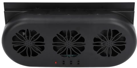 TOPINCN 3 Lüfter Auto-Abluftventilator, USB-betriebener Lüftungsventilator, Fenster-Entlüftungsventilator, Auto-Ventilator, Auto-Entlüftungsventilator, Autofenster-Ventilator mit Drei