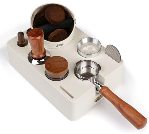 Guolich Tamperstation, Tamper Station aus ABS für Siebträger 51-58 mm, Tamping Station für Espresso Kaffeemaschine Barista Zubehör,Kaffee-Tamperhalter,Barista Station