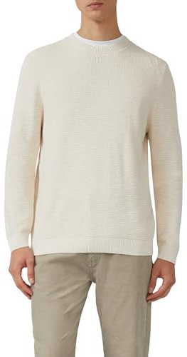 s.Oliver Strickpullover mit Crew Neck und Strukturmuster