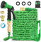 LINGKY Tubo Estensibile da Giardino 60 Metri, Tubo Acqua Giardino per Irrigazione con Raccordi in Ottone da 1/2 e 3/4, Lattice a 3 Strati Resistente, Senza Pieghe, 8 Modalità di Spruzzo
