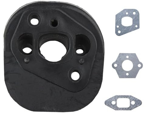 MIKFESPO 4pcs Intake Manifold Carburetor Gasket Kit For Partner Chainsaw 350 351 370 371 420 McCulloch MacCat 335 435 440 Chainsaw Spare Parts