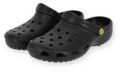 Borussia Dortmund BVB Clogs Schwarz, Gartenschuhe Logo, Mule Mixte, Noir, 38/39 EU