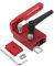 Fence Flip Stop for T Track, Type 75 Aluminum Alloy Woodworking Accessory with Slide Block, Lockable Positioning Jig for Table Saw Crosscut Sleds