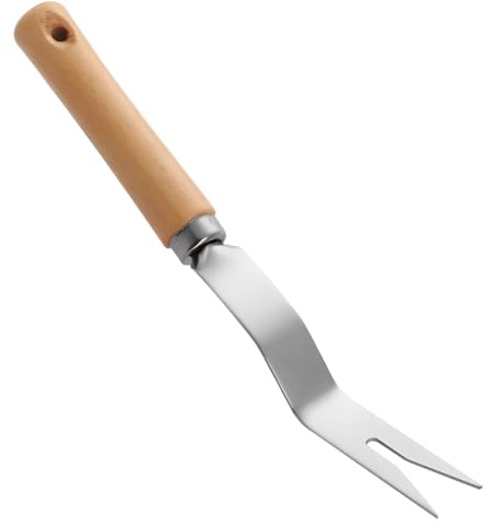 UIHRLM Handheld Weeder Tool With V-Shape Fork, Dandelion Removal Tool, Stainless Steel Hand Weed Puller Quick and Labor-Saving Uprooting Weeding Tools for Yard Crack Lawn Grass Garden