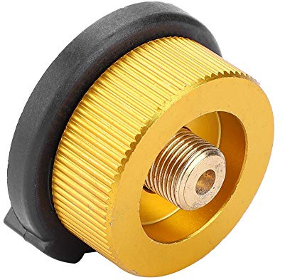 Ejoyous Gasherd Adapter, Herdanschluss Kocher Adapter für Flach und Langtank mit automatischer Verschlussfunktion, für Camping Picknick Outdoor