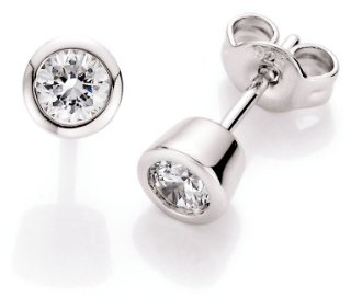 Spirit - New York Damen-Ohrstecker 925 Sterling Silber weiß 94002593