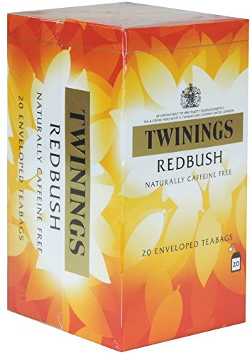 Twinings Redbush Teabags (Pack of 2, Total 20 Teabags)