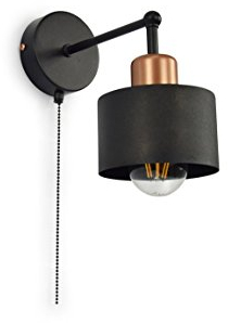 FKL DESIGN Home Deco Wandlampe Wandleuchte 1 flammig Lampe Leuchte 382-KW1 Skandi modern