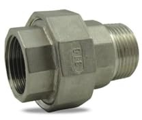 Union à portée conique male/femelle en inox 316-3/4''