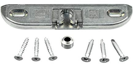 Siegenia SI Aubi Türschnäpper/Balkontürschnäpper/Fensterschnäpper 4500 inclusive Rollzapfen & SN-TEC Montagematerial