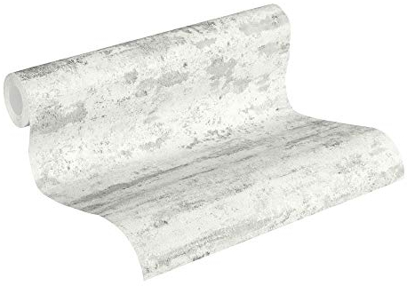 A.S. Création papier peint intissé Neue Bude 2.0 Edition 2 Stones & Structure papier peint brique 10,05 m x 0,53 m blanc 374152 37415-2