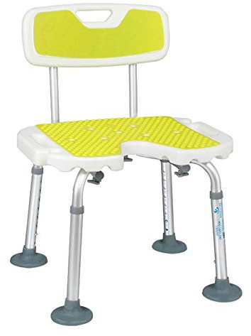 RTY-BY Duschstühle für senioren, Duschbank Badewanne, Badehocker Duschhocker bis 150kg, Badhocker für die Dusche Erwachsene Badezimmer Sitzbank, mit Griff und lehne, leicht und kompakt