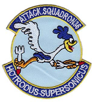 Aufnäher, Motiv: Us Navy Attack Squadron, 36 Stück