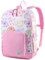 VASCHY Kinderrucksack Mädchen, Niedlich Wasserabweisend Vorschule Kinder Rucksack Kindergarten Kleinkind Schul Rucksack Jungen mit Brustgurt Rosa Elefant