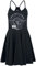 Volbeat Skull Wings Frauen Mittellanges Kleid schwarz XXL 95% Polyester, 5% Elasthan Band-Merch, Bands
