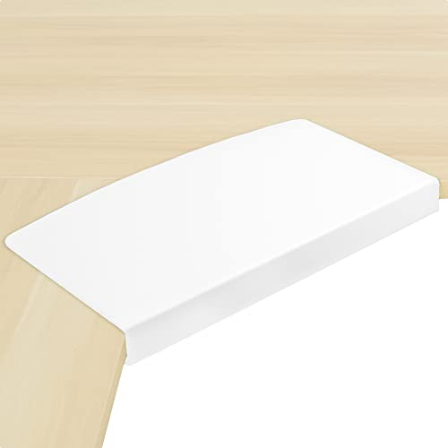 VIVO 17 inch Corner Desk Connector Sleeve for Keyboard Tray Mount on L-Shaped Workstation, Home Office, White, DESK-AC07SW