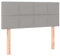 vidaXL Kopfteil, Bettkopfteil mit Holzbeinen, Höhenverstellbar Polsterkopfteil für Bett, Betthaupt Bettzubehör Schlafzimmer, Hellgrau 90x5x78/88cm Stoff