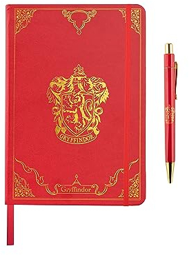 Cinereplicas Harry Potter - Deluxe Notizbuch Set Gryffindor - Offizielle Lizenz