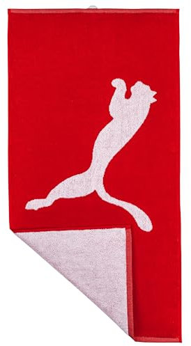 PUMA Handtuch - Sporthandtuch Statement Deluxe Edition - Red - Gr. S