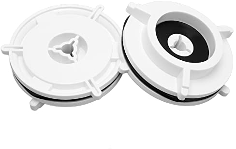 Brilluxa Spulenadapter, Nab-Nabenadapter, Spulenbandgerät-Zubehör, Professioneller Universeller 10-Zoll-Nab-Nabenadapter, Kompatibel mit Studer, ReVox, B67, Akai, Teac, G8M2, 1 Paar (Weiß)
