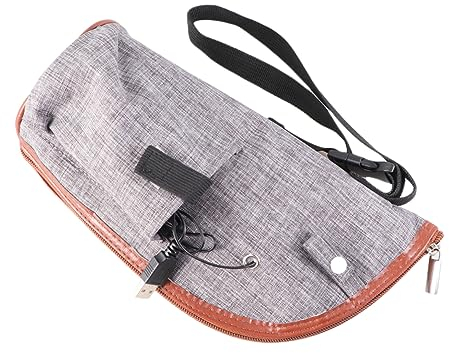 JOINPAYA Babyflaschenwärmer Heizabdeckung USB Für Auto Reise Mini-temperaturregler Aus Kohlefaser Schnell Und Gleichmäßig Erhitzen Automatischer Überhitzungsschutz Passt Sich Babynahrung Fü