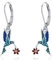 Kolibri Ohrringe 925 Sterling Silber Kolibri Ohrhänger Kolibri Schmuck Geschenk für Damen