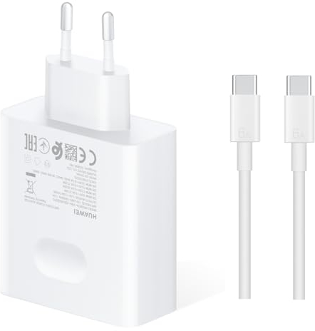 90W Supercharge USB C Adapter für Original Huawei MateBook Honor MagicBook HW-200450EP0 CP407 Notebook Netzteil Laptop USB C Adapter Ladegerät USB C Ladekabel Schnelladegerät Netzteil+1.8M Kabel