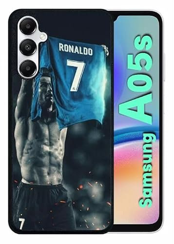 Générique Coque pour Galaxy a05s - cr7 The Boss Foot Maillot - Silicone - Noir
