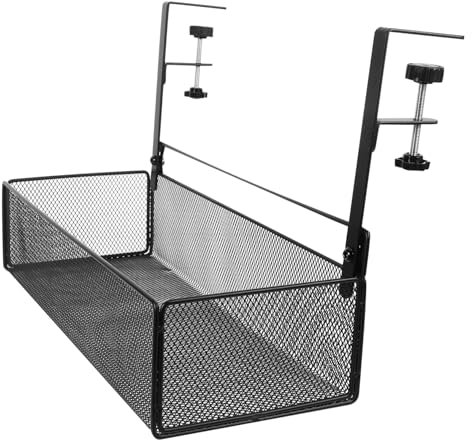 TOPBATHY Aufbewahrungskorb Unter Dem Tisch Aufbewahrungskorb Unter Dem Aufbewahrung Unter Dem Schreibtisch Aktenregal Unter Dem Schreibtisch Aktenregal Unter Dem Schreibtisch